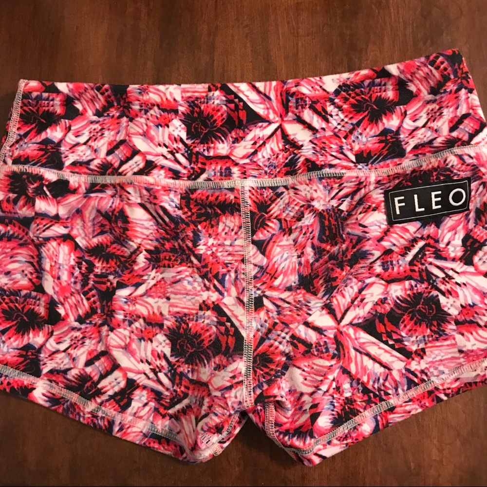🌹 refracted rose fleo shorts